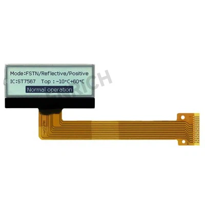 132x32 1,3 hüvelykes grafikus, monokróm LCD-kijelző