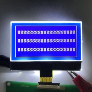Grafikus LCD 128 x 64 kék víz tisztító
