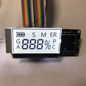 TN LCD kijelző üvegpanel