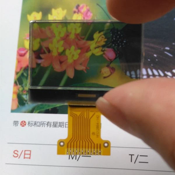 128X64 átlátszó LCD kijelző, napfény olvasható